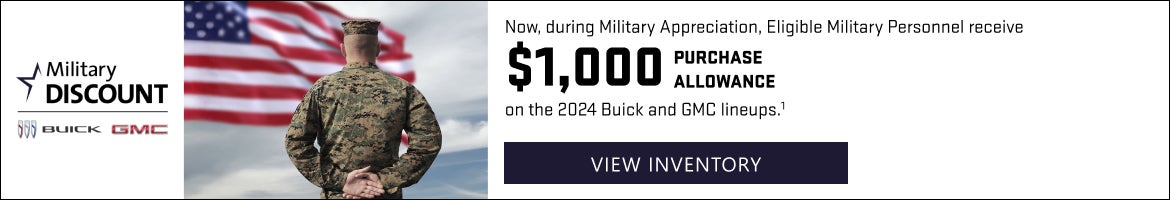 $1,000 PURCHASE ALLOWANCE on the 2024 Buick and GMC lineups.1