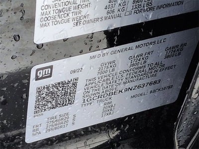 2022 Chevrolet Silverado 1500 Custom