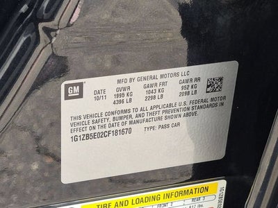 2012 Chevrolet Malibu LS w/1LS