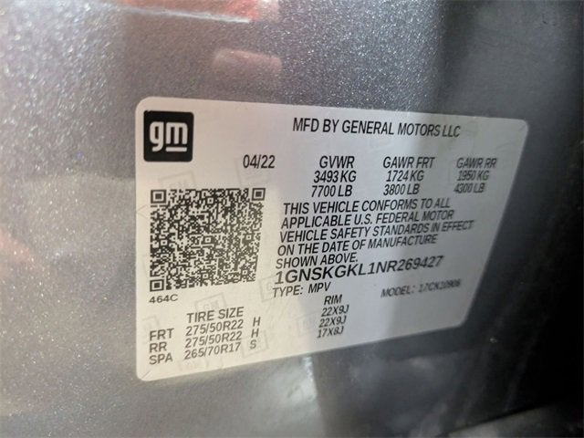 2022 Chevrolet Suburban High Country