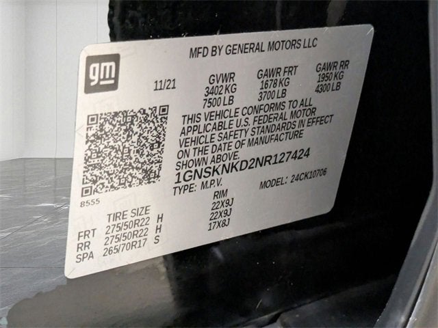 2022 Chevrolet Tahoe LT