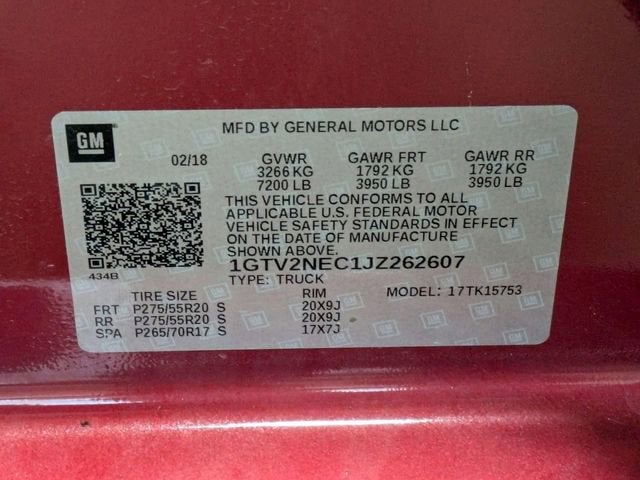2018 GMC Sierra 1500 SLT