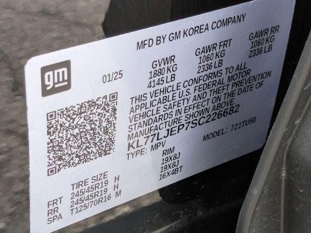 2025 Chevrolet Trax 2RS