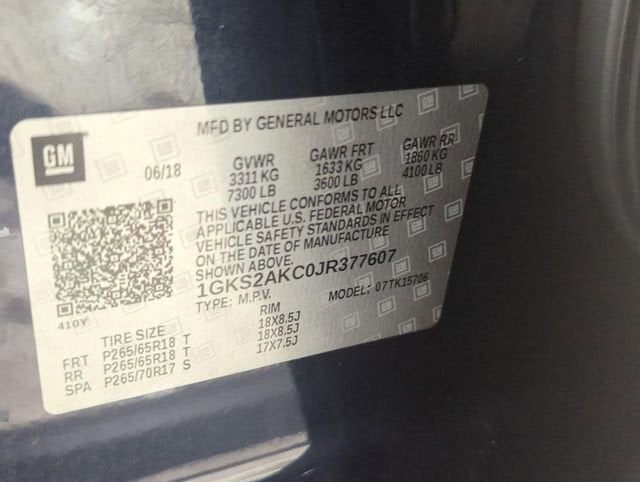 2018 GMC Yukon SLE