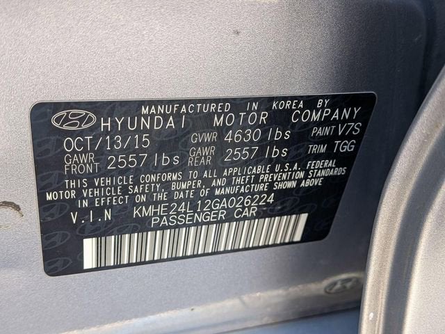 2016 Hyundai Sonata Hybrid SE