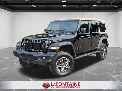 2020 Jeep Wrangler Unlimited Black and Tan 4x4