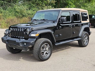 2020 Jeep Wrangler Unlimited Black and Tan 4x4