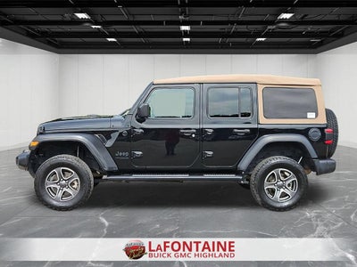 2020 Jeep Wrangler Unlimited Black and Tan 4x4