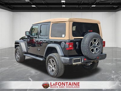 2020 Jeep Wrangler Unlimited Black and Tan 4x4