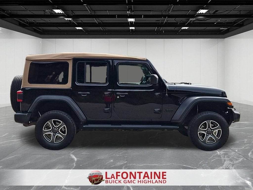 2020 Jeep Wrangler Unlimited Black and Tan 4x4