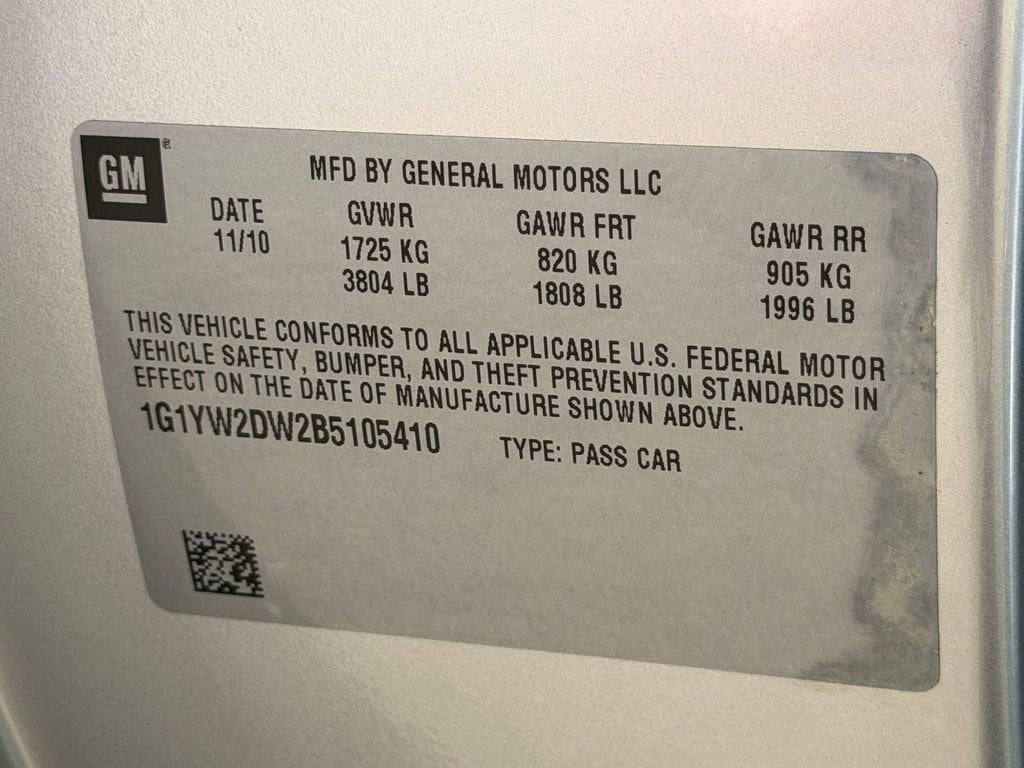 2011 Chevrolet Corvette Grand Sport Z16 Grand Sport w/3LT