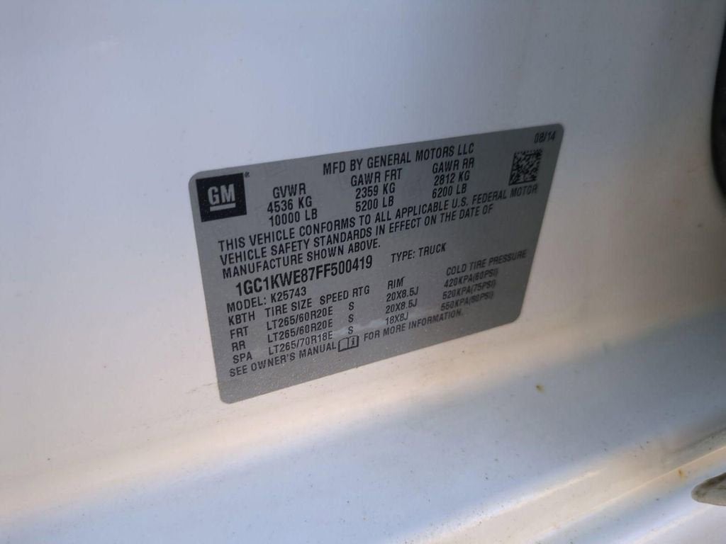 2015 Chevrolet Silverado 2500 HD LTZ