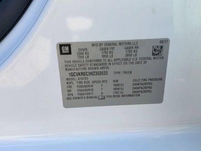 2017 Chevrolet Silverado 1500 LT