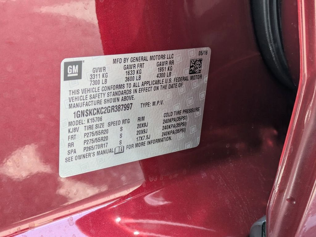 2016 Chevrolet Tahoe LTZ