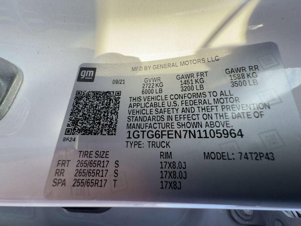 2022 GMC Canyon AT4 - Leather