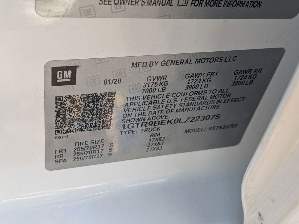 2020 GMC Sierra 1500 SLE