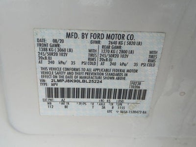 2020 Lincoln Nautilus Reserve