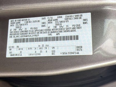 2017 Lincoln MKC Select