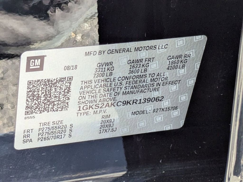 2019 GMC Yukon SLE