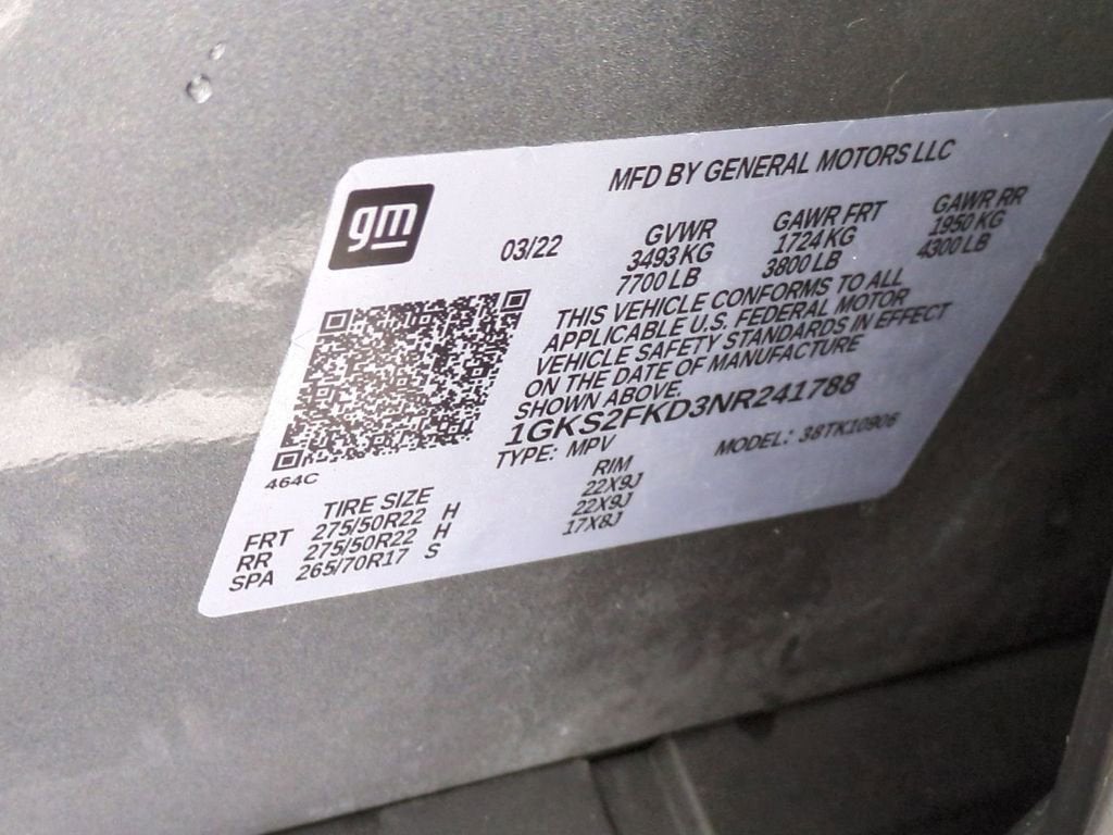 2022 GMC Yukon XL SLE