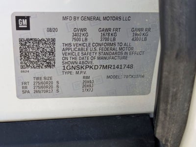 2021 Chevrolet Tahoe Z71