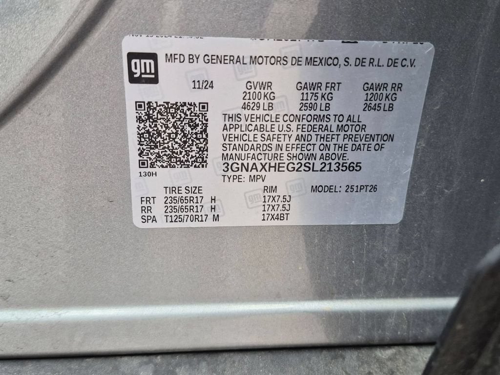 2025 Chevrolet Equinox LT