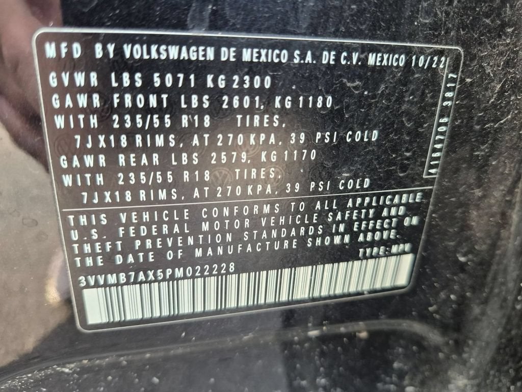2023 Volkswagen Tiguan 2.0T SE