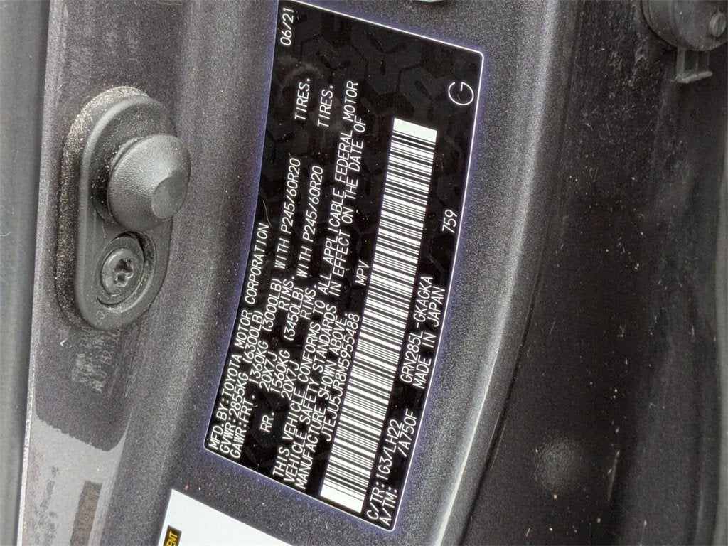 2021 Toyota 4Runner Nightshade Special Edition