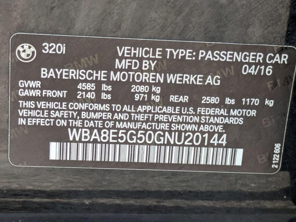 2016 BMW 320i xDrive