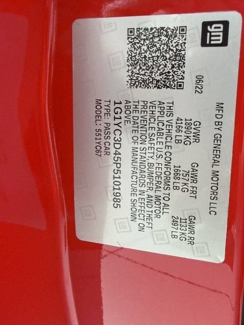 2023 Chevrolet Corvette Stingray 3LT