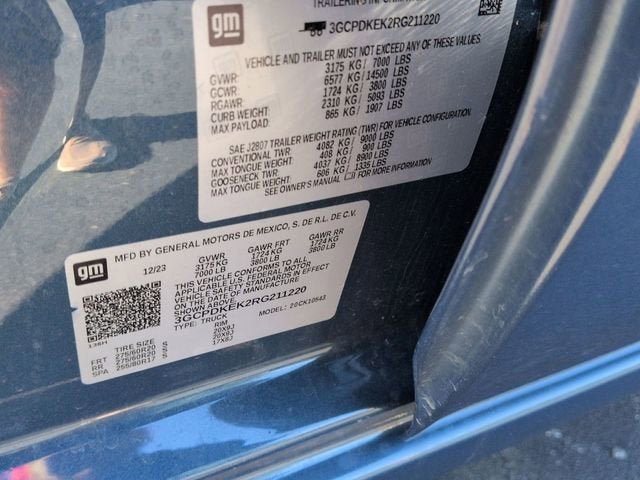 2024 Chevrolet Silverado 1500 LT (2FL)