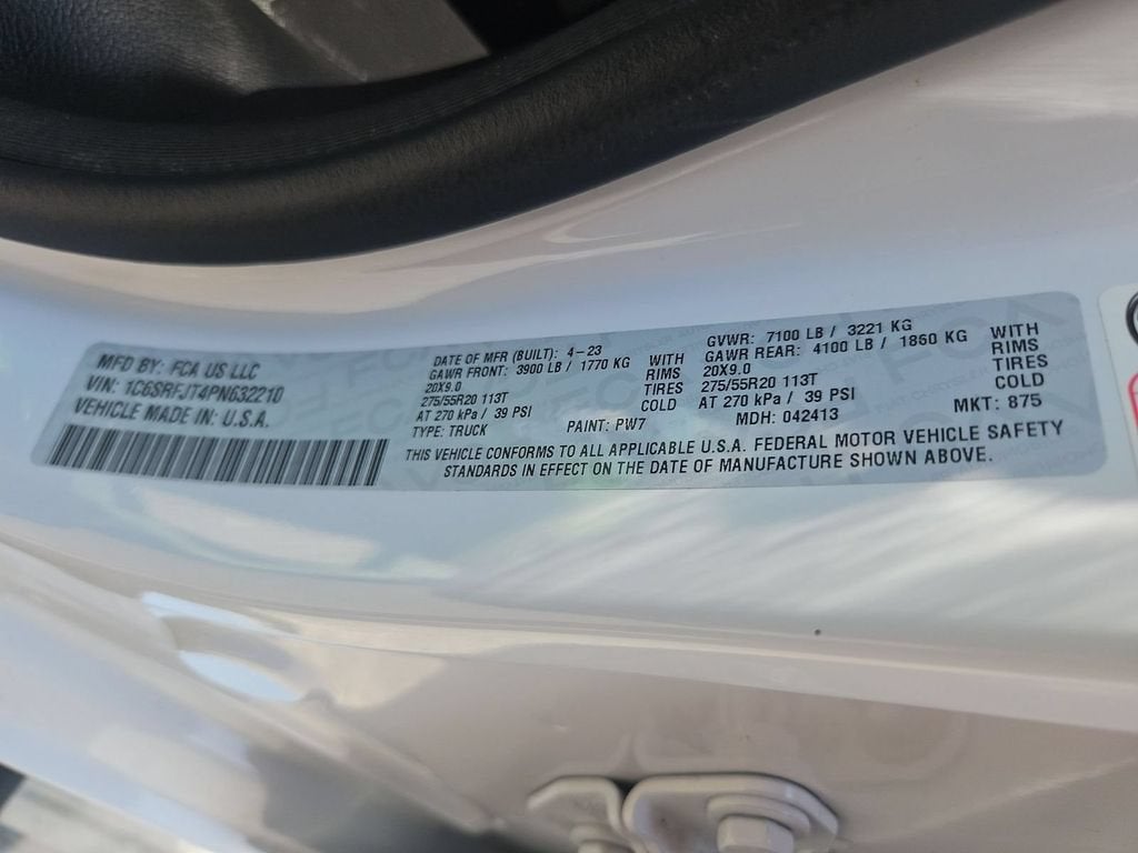 2023 RAM 1500 Laramie Crew Cab 4x4 5'7" Box