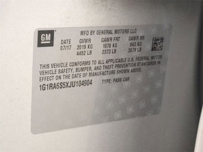 2018 Chevrolet Volt LT