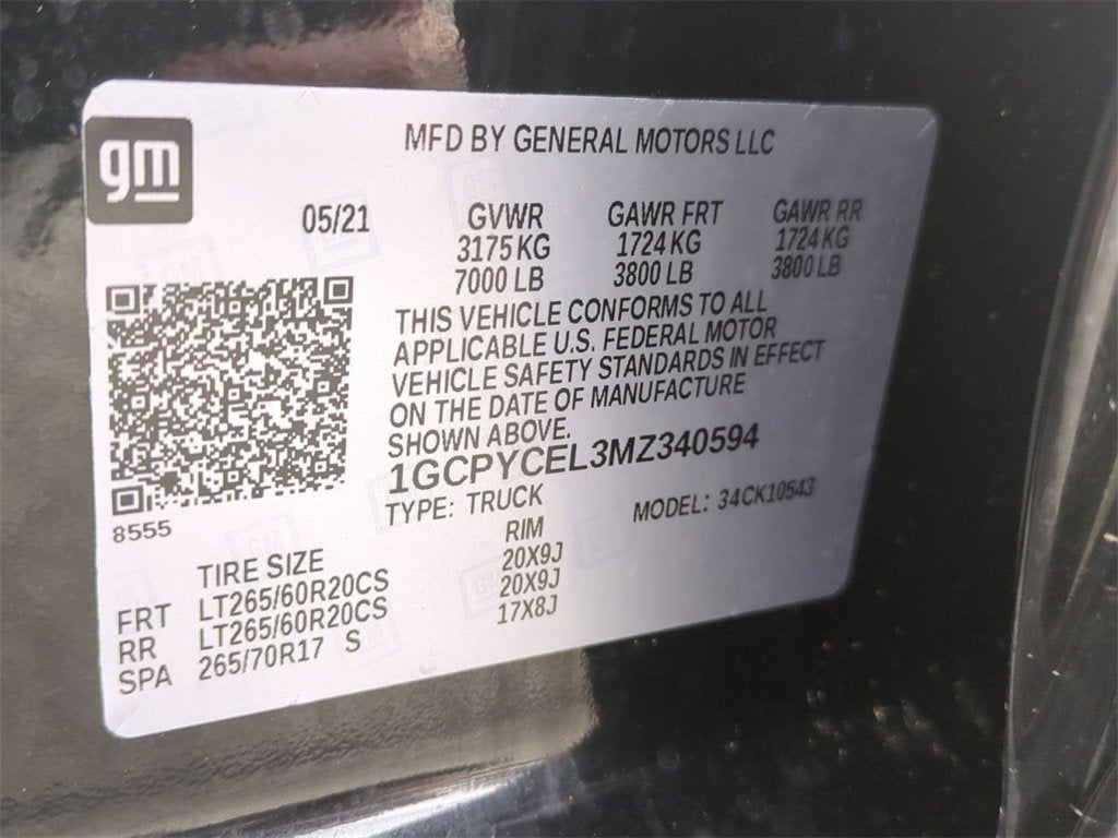 2021 Chevrolet Silverado 1500 Custom Trail Boss