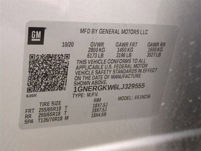 2020 Chevrolet Traverse LT Cloth