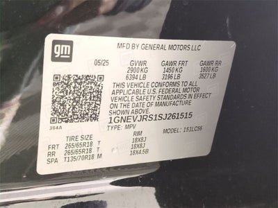 2025 Chevrolet Traverse Z71