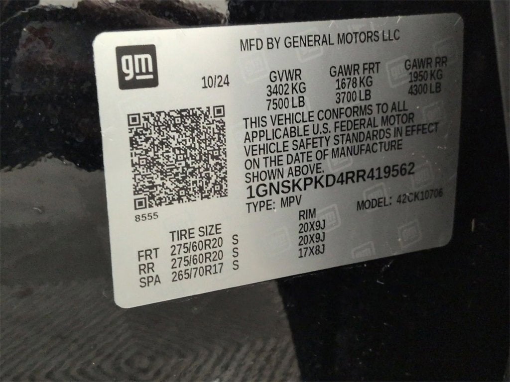 2024 Chevrolet Tahoe Z71