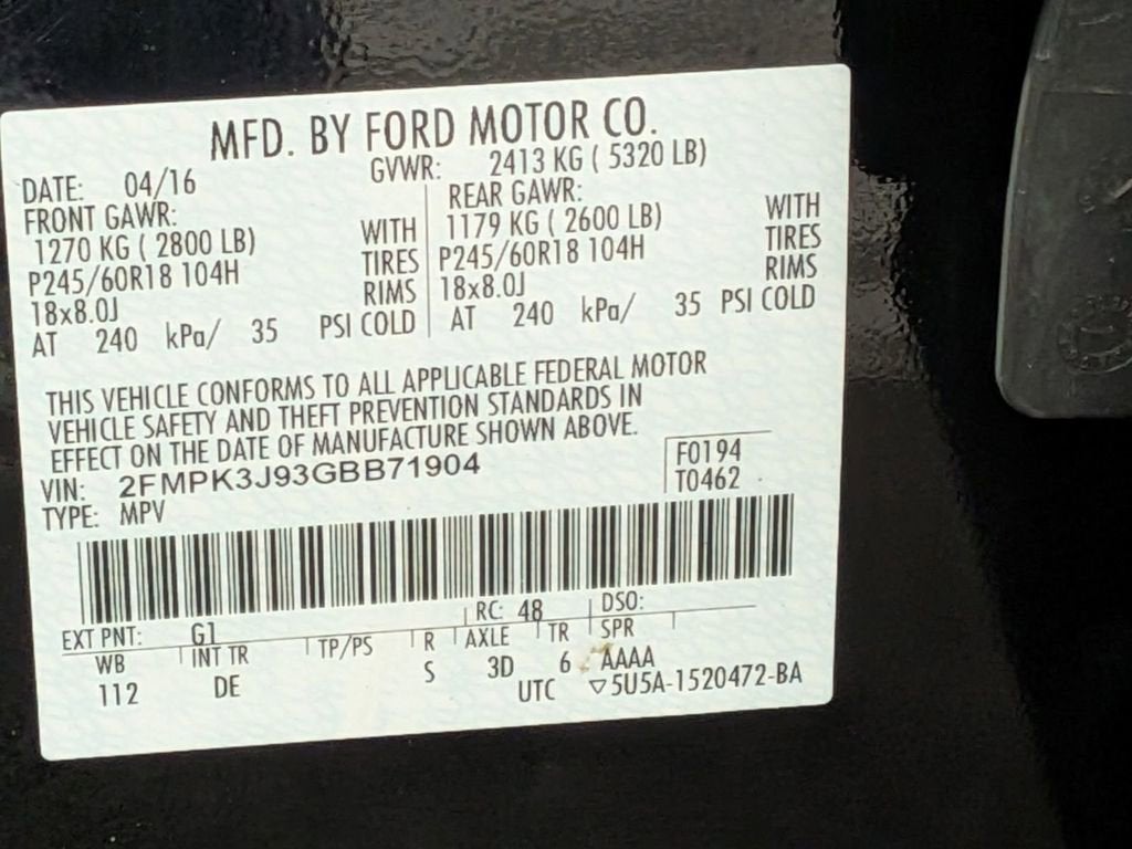 2016 Ford Edge SEL