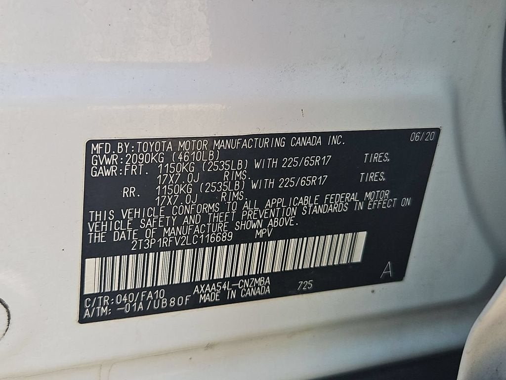 2020 Toyota RAV4 XLE
