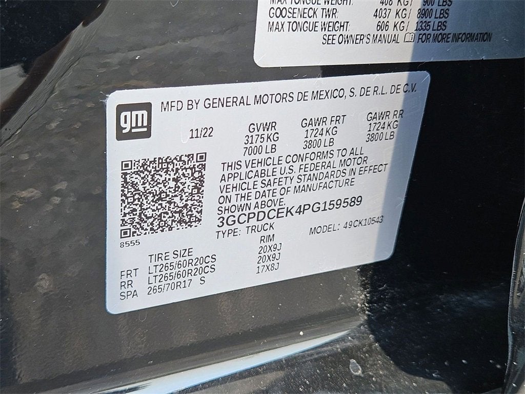 2023 Chevrolet Silverado 1500 Custom Trail Boss