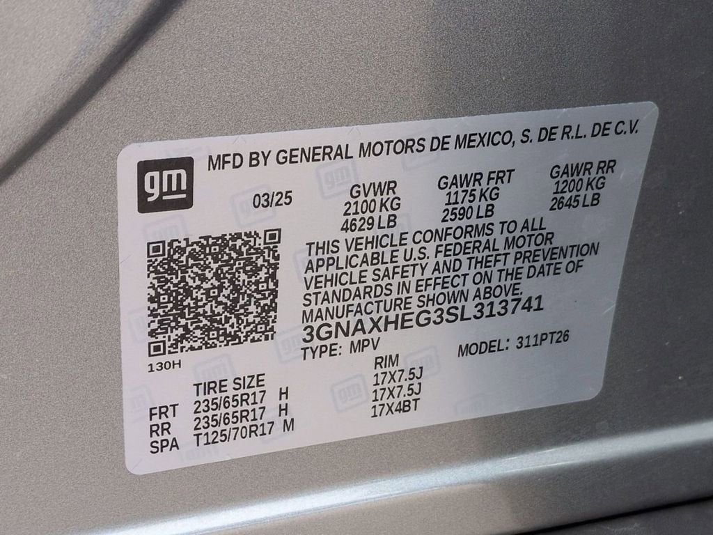 2025 Chevrolet Equinox LT