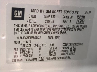 2022 Chevrolet Trax LT