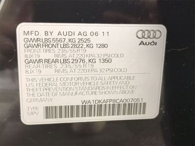 2012 Audi Q5 3.2 Premium Plus