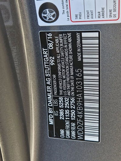 2017 Mercedes-Benz E 300 4MATIC®