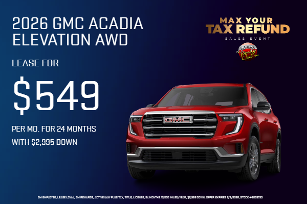 2026 GMC Acadia Elevation