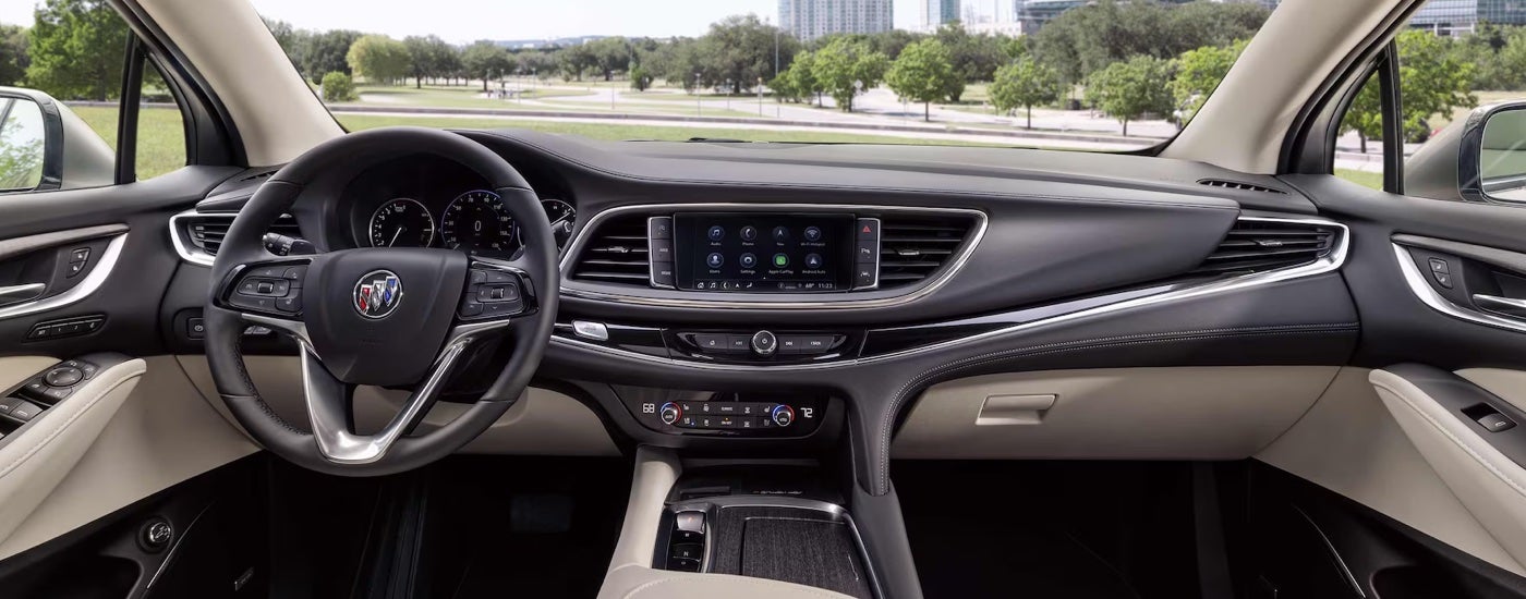 The cabin of a 2024 Buick Enclave Avenir.