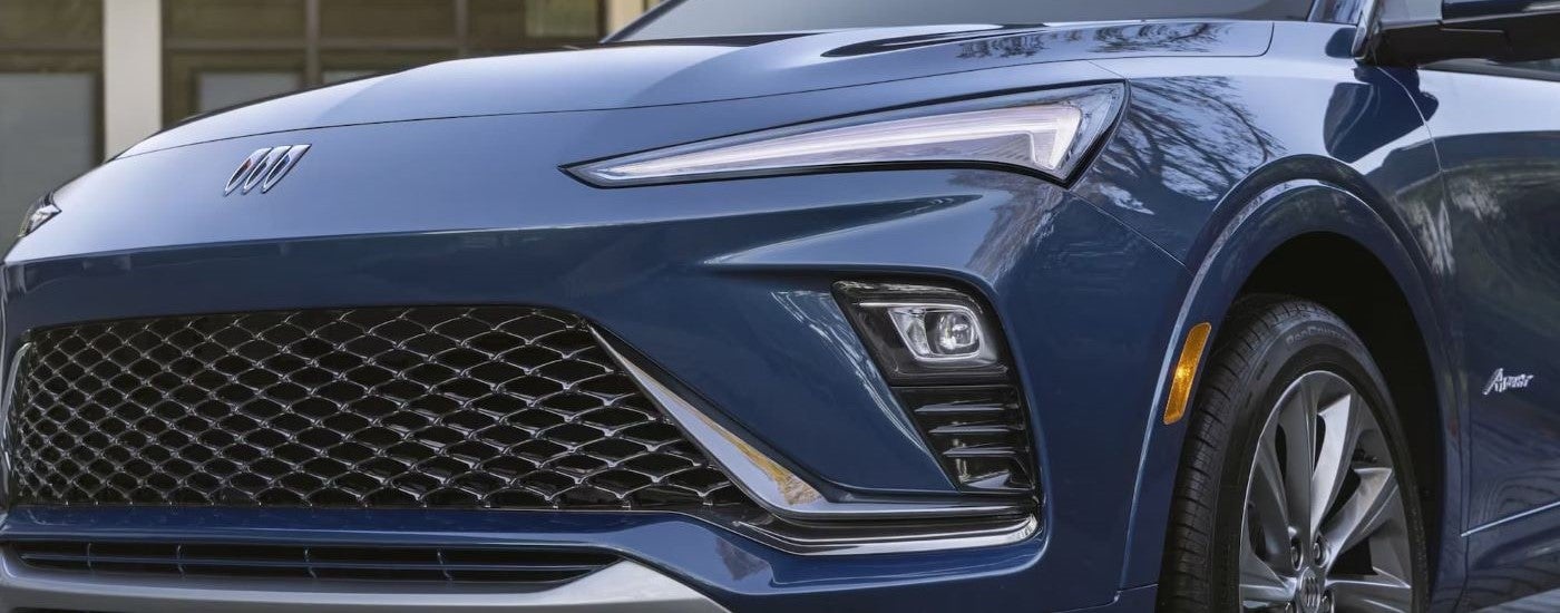 Front grille on a blue 2024 Buick Envista Avenir