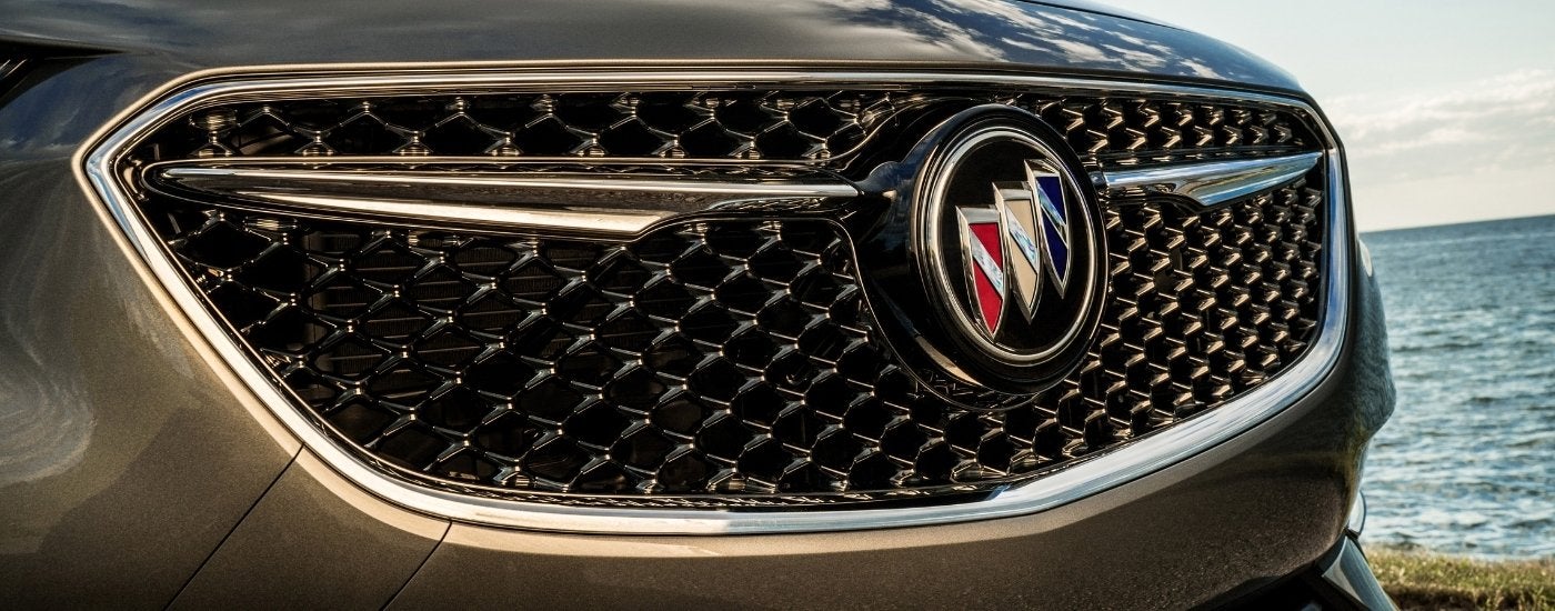 Grille on a grey 2019 Buick Regal Avenir