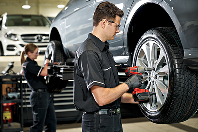 With Purchase of 4 Tires, Four-Wheel Alignment Special